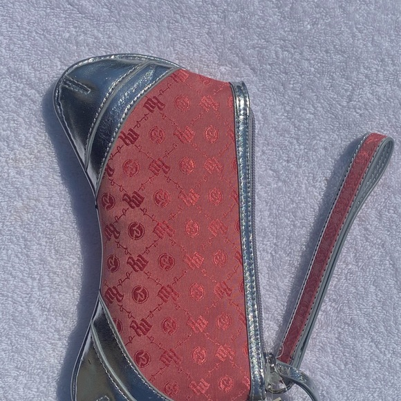 Coral Pink Colored Wristlet - Picture 2 of 2